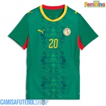 Camisa de time de futebol Senegal Habib Diallo #20 Replicas 2º Equipamento Feminina Mundo 2026 Manga Curta